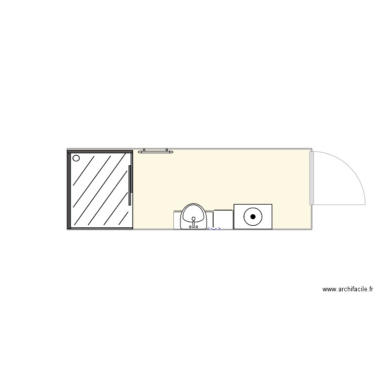 Lafleur bathroom. Plan de 0 pièce et 0 m2