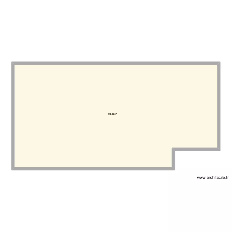 ROCHETTE. Plan de 1  et 118 m²