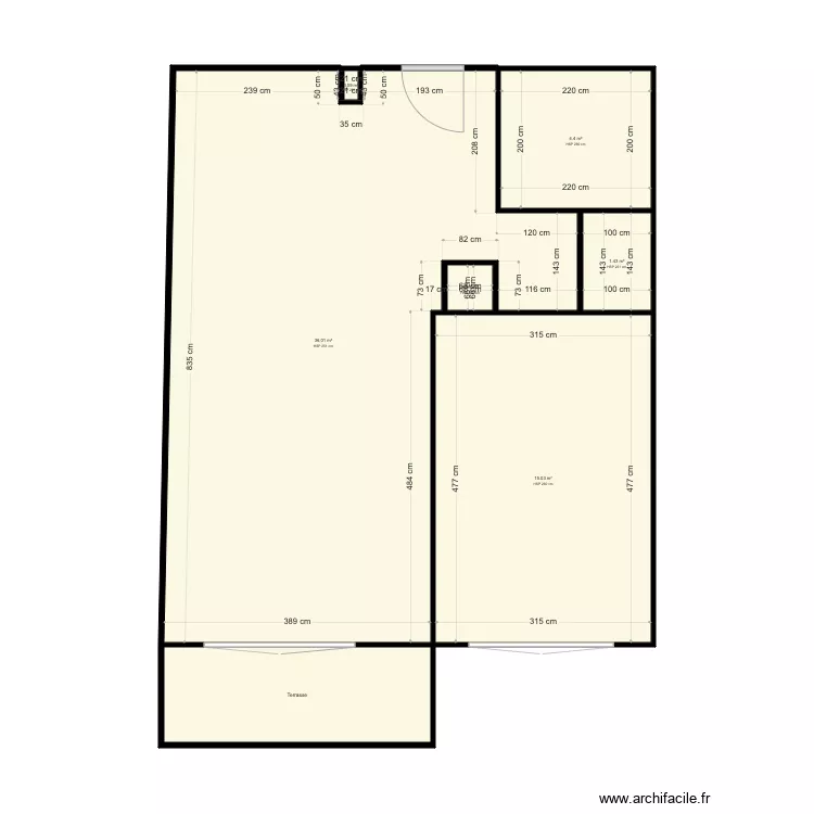 CANNES T2 2. Plan de 7 Pièces et 63 m² CANNES T2 2. Plan de 7 Pièces et 63 m²