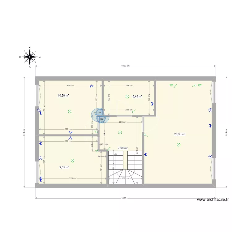 &eacute;tage 54 ru de provence. Plan de 