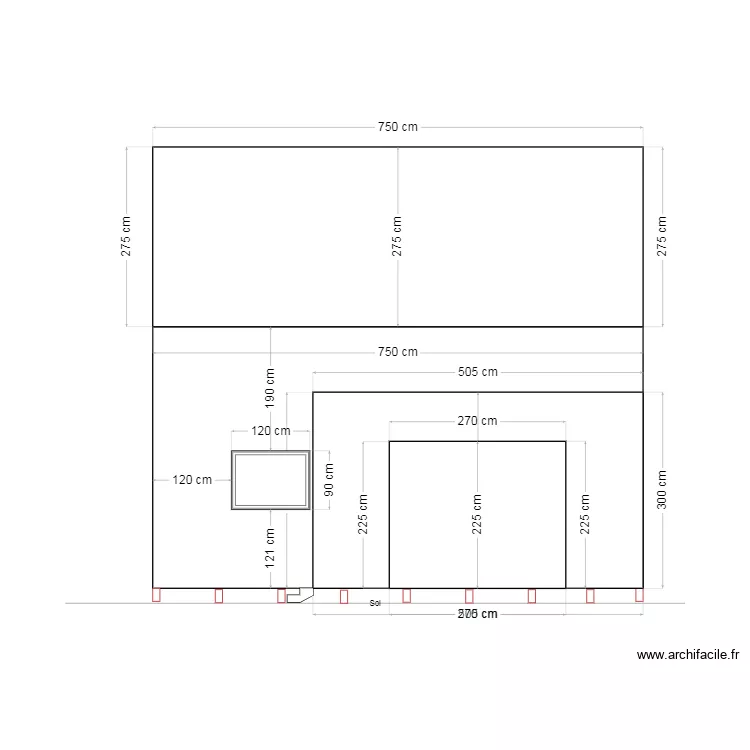 Vue coupe façade avant WWM02.25 14.01.25. Plan de Vue coupe façade avant WWM02.25 14.01.25. Plan de
