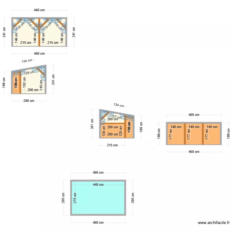 Cuisine éxterieure. Plan de Cuisine éxterieure. Plan de