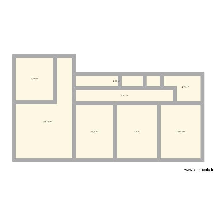 Franck Chartreuse initial. Plan de 0 pièce et 0 m2