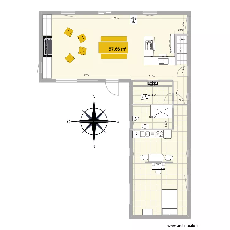 Port Salio Projet V5 (après avis ABF). Plan de 16 et 291 m² Port Salio Projet V5 (après avis ABF). Plan de 16 et 291 m²