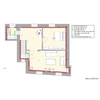 Plan base 1ER Etage + elec + Membles