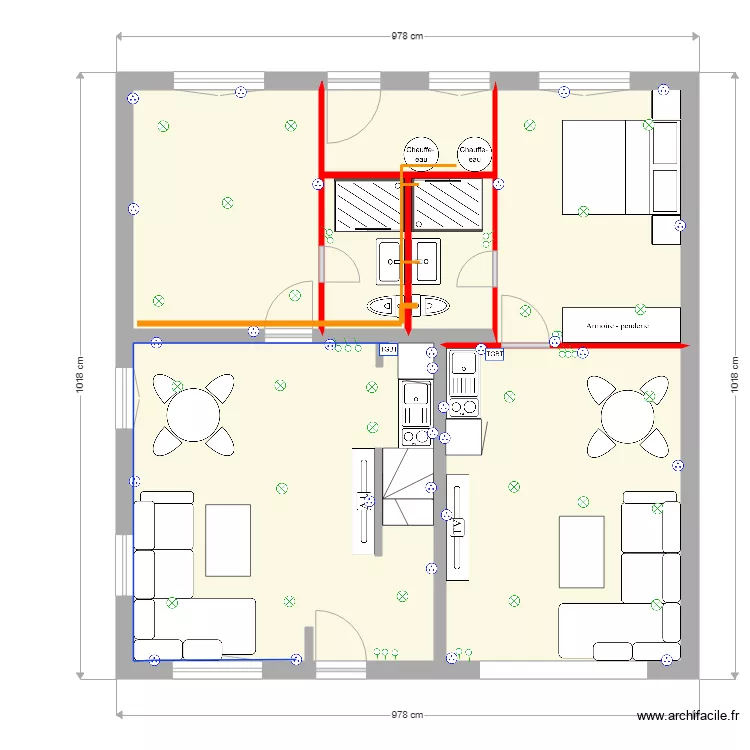 57 GDG Amar. Plan de 14 et 167 m² 57 GDG Amar. Plan de 14 et 167 m²