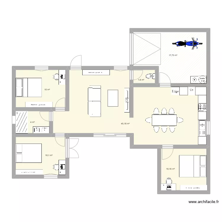 plan_plain_pied_3. Plan de 