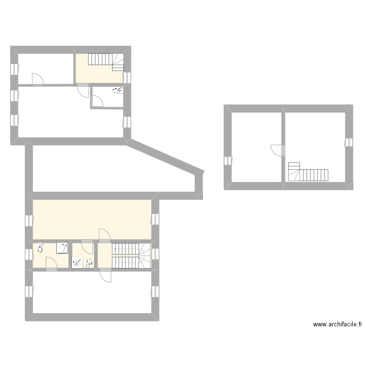 RF_étage. Plan de 0 pièce et 0 m2
