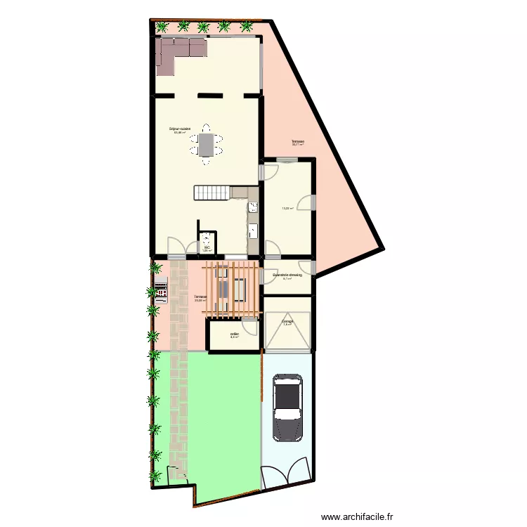 BETTI - AGNELLI. Plan de 19  et 259 m²