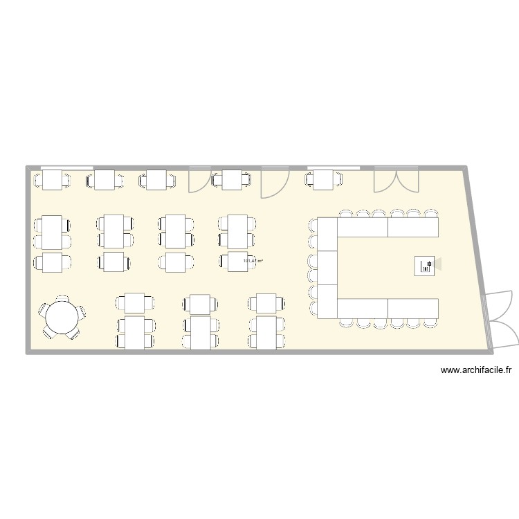 Projet bike park. Plan de 0 pièce et 0 m2