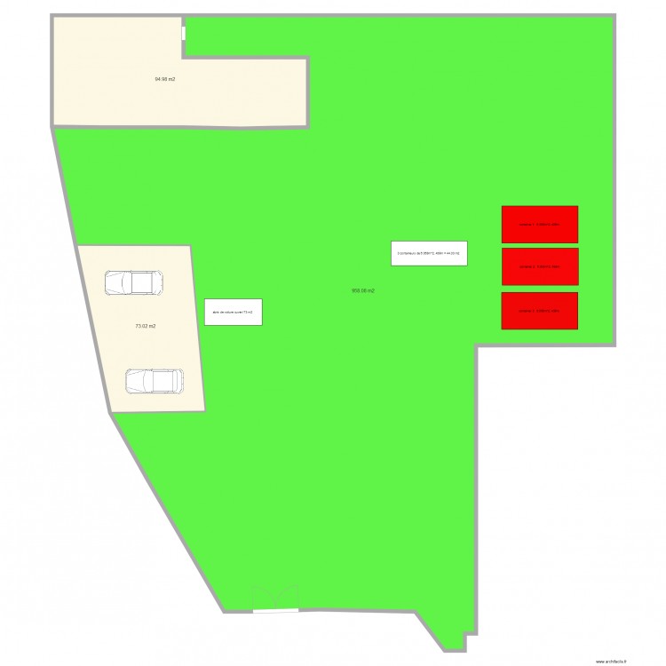 EXT GARE 2. Plan de 0 pièce et 0 m2