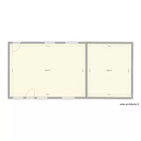 plan vierge maison derri&egrave;re 