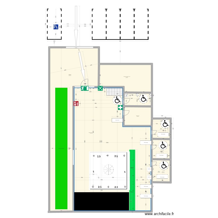 GARAGE FERRAUD ERP 2. Plan de 8 pièces et 436 m2