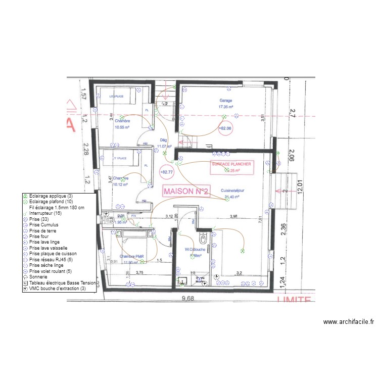 TABARAKA MAISON 2. Plan de 0 pièce et 0 m2