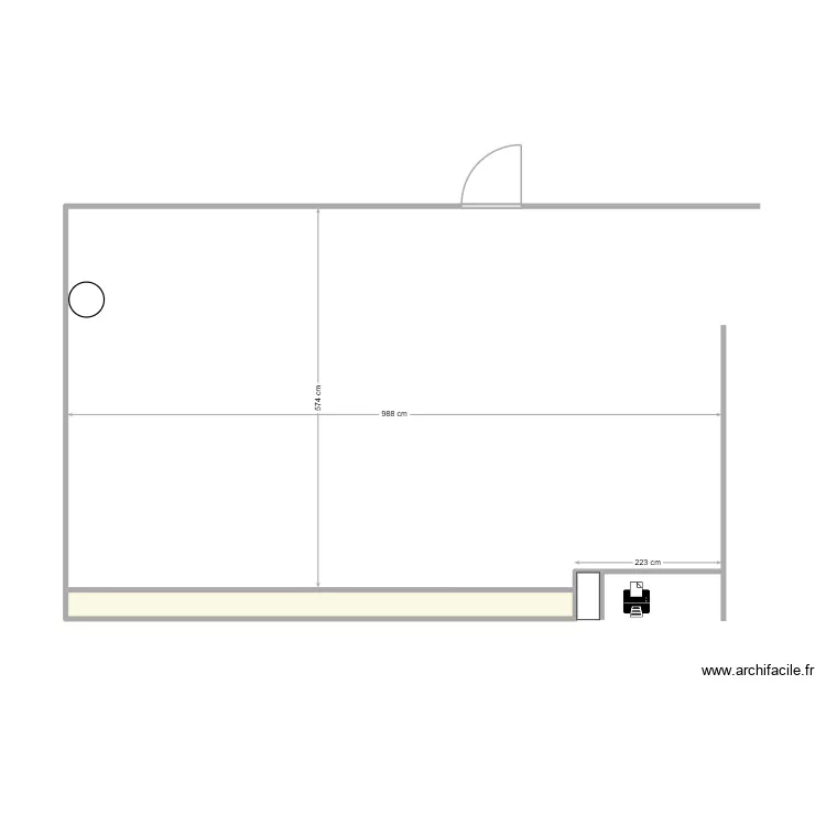 ESPACE FURAX VIERGE. Plan de 1 et 3 m² ESPACE FURAX VIERGE. Plan de 1 et 3 m²