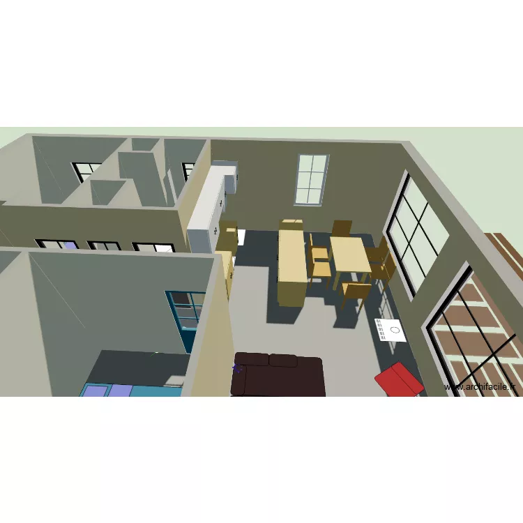 cuisine chalet 4. Plan de 7 et 60 m² cuisine chalet 4. Plan de 7 et 60 m²