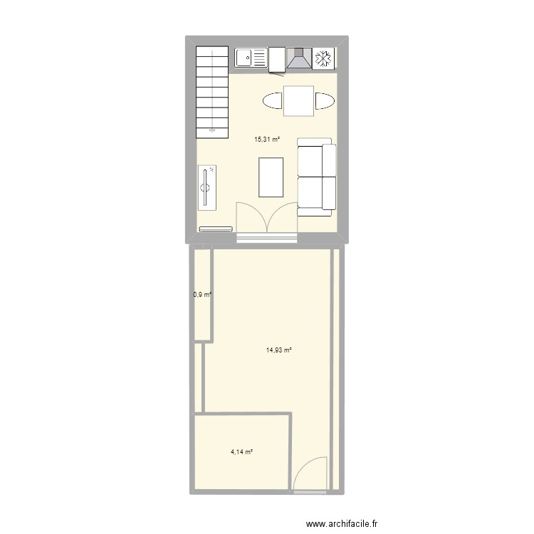 Appart. Plan de 0 pièce et 0 m2