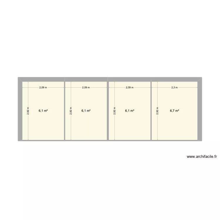 Le Plo. Plan de 5  et 27 m²
