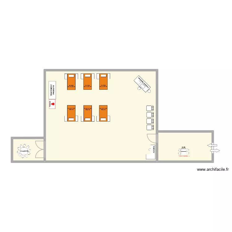 Espace Citoyen Gosselies. Plan de 