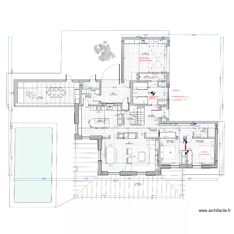 Plano el&eacute;ctrico interior de la planta baja. Plan de 