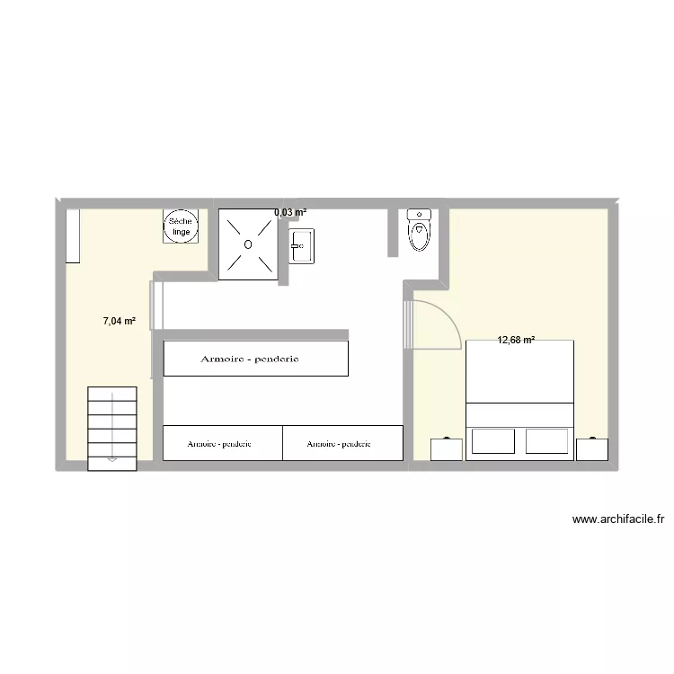 Hartles Place. Plan de 4 et 36 m² Hartles Place. Plan de 4 et 36 m²