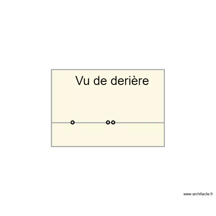 Soccer derri&egrave;re. Plan de 