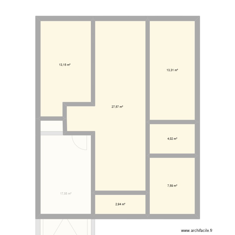 plan maison salon. Plan de 14 pièces et 156 m2