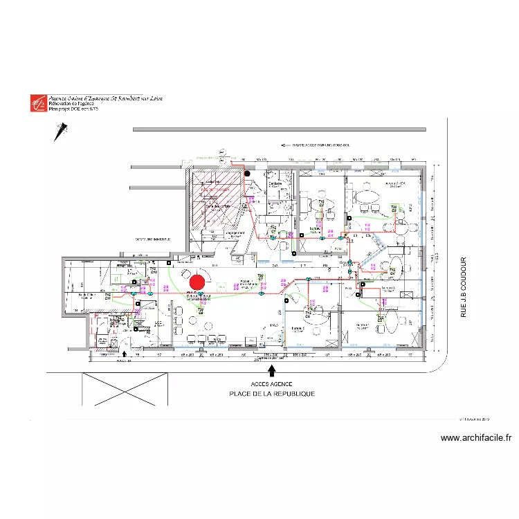Celda Saint Just saint Rambert. Plan de 