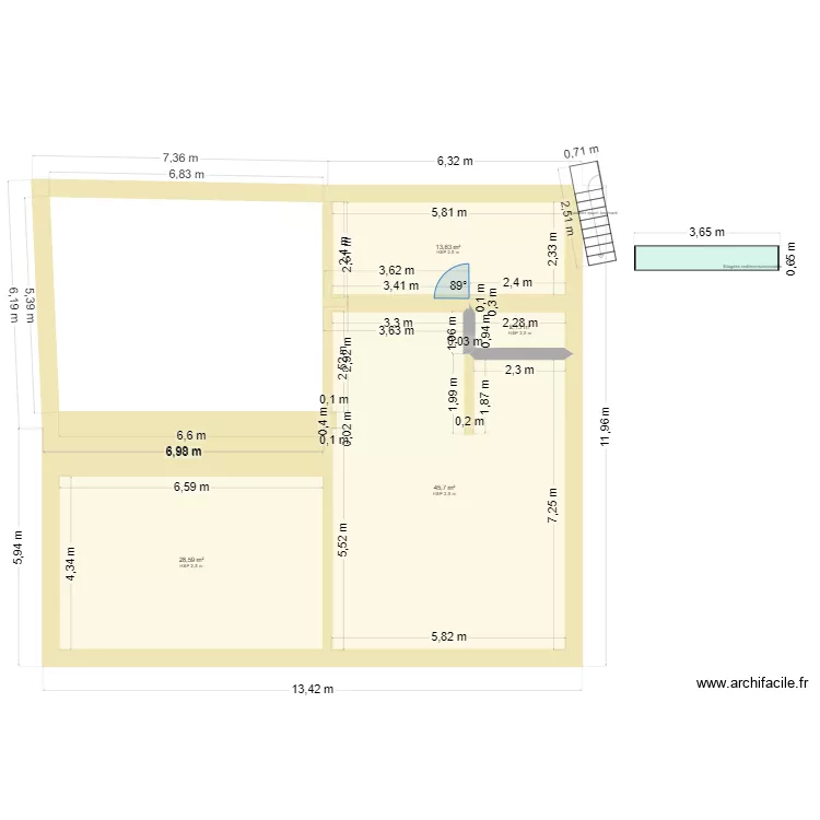 Belvezet maison. Plan de 