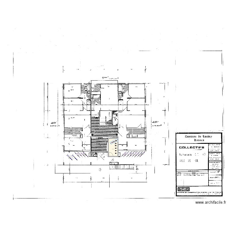MARCEL BOZZUFFI2. Plan de 1 pièce et 8 m2