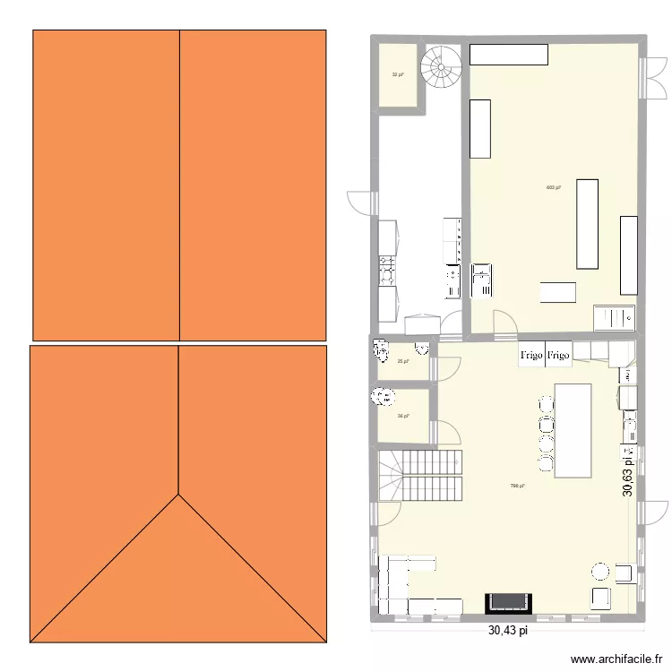 cabane a sucre. Plan de 