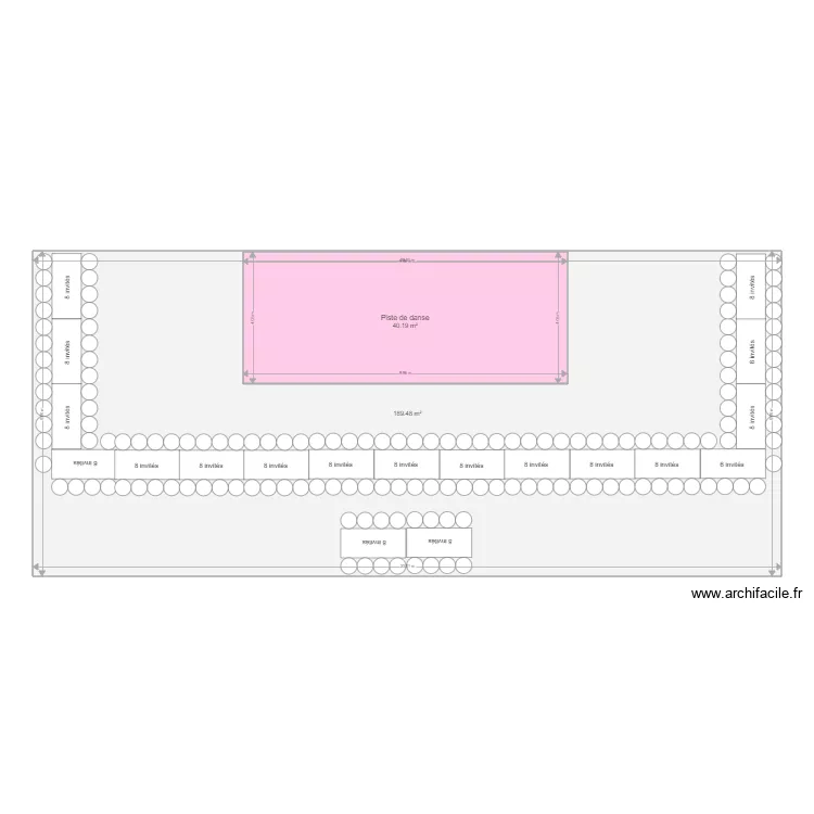 Plan diner Alice Corentin 6. Plan de 2 Pièces et 270 m²