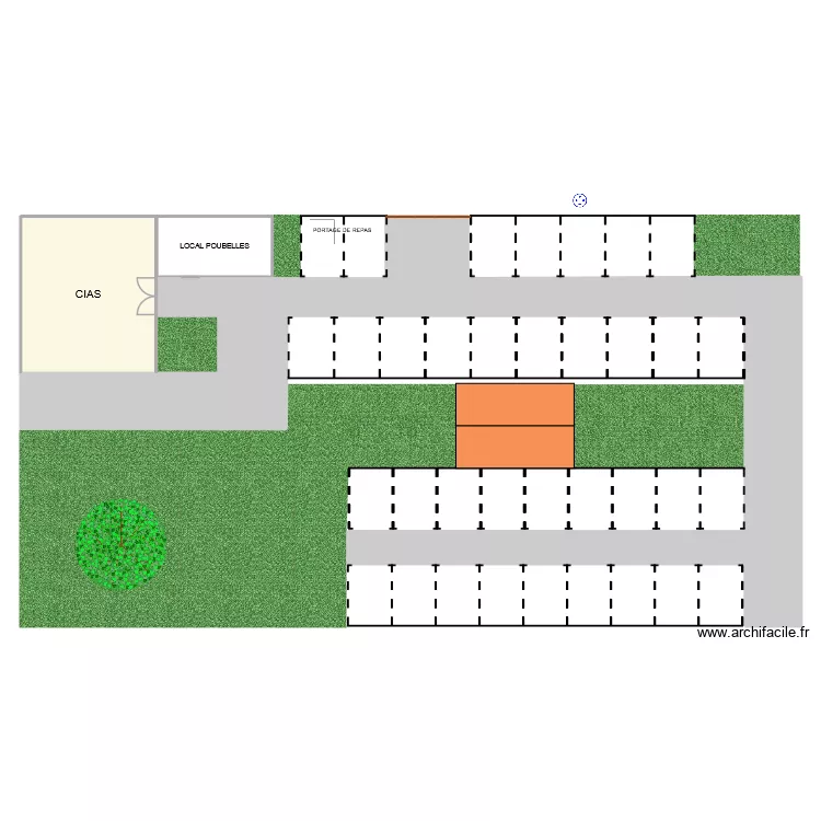 PARKING CCPO. Plan de 