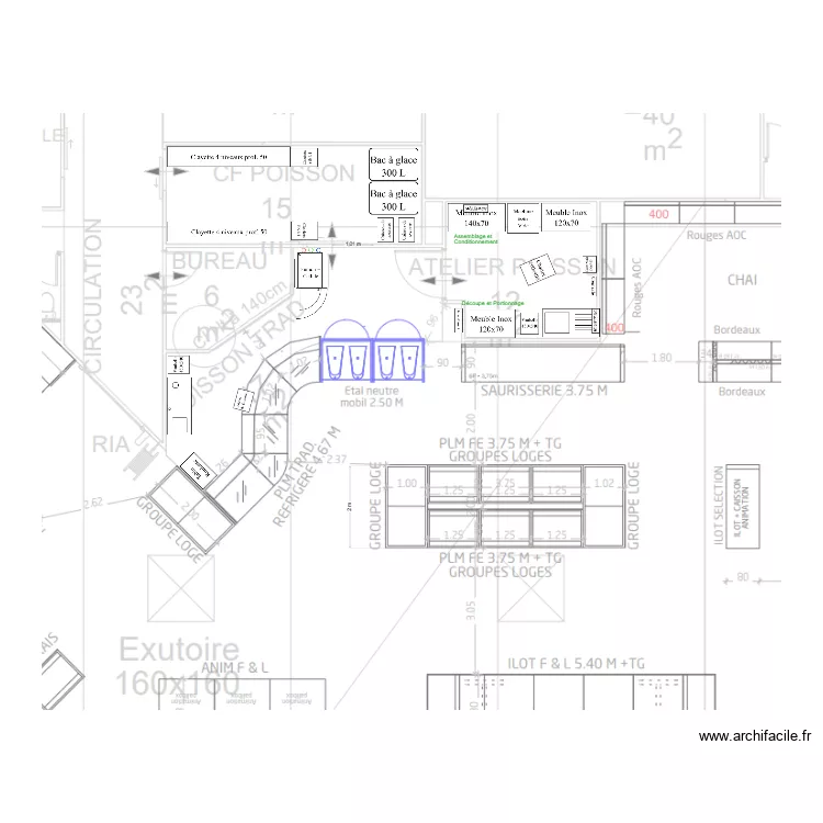 PLM SU Faulquemont 68505. Plan de 