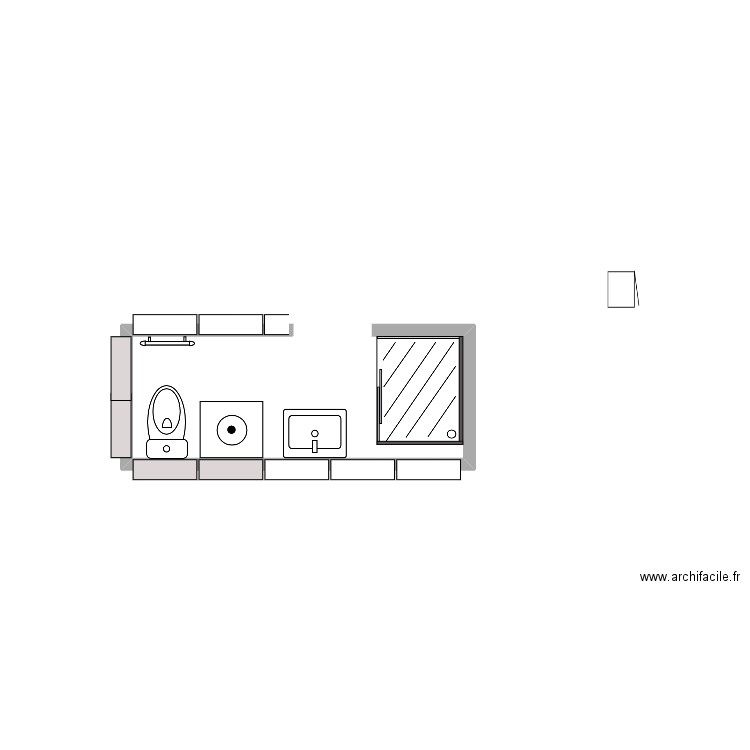 Salle de bain 2ème. Plan de 0 pièce et 0 m2