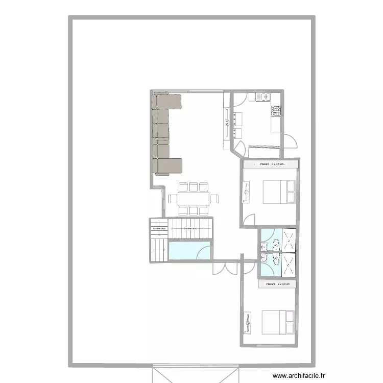 Dakko 1 (first floor). Plan de 4 et 286 m² Dakko 1 (first floor). Plan de 4 et 286 m²