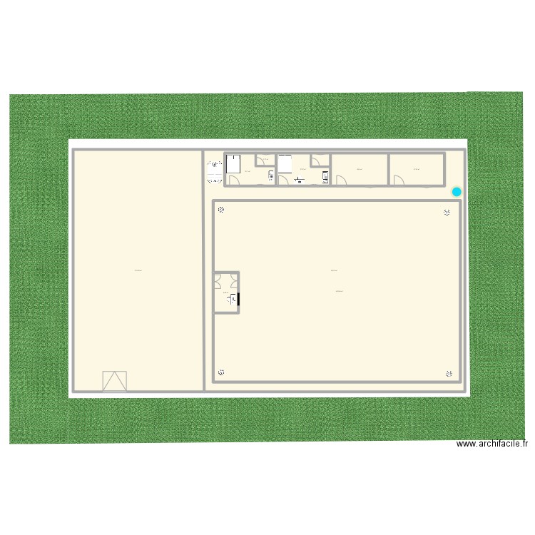 Projet élevage. Plan de 0 pièce et 0 m2