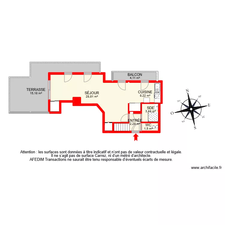 BI 35124. Plan de 16  et 137 m²