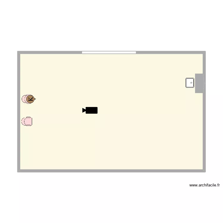 SHOT CHAMBRE. Plan de 1 et 60 m² SHOT CHAMBRE. Plan de 1 et 60 m²