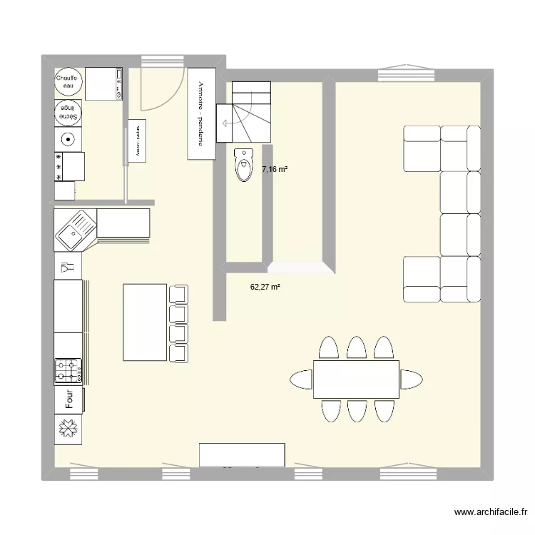 Modif garage v3. Plan de 0 pièce et 0 m2