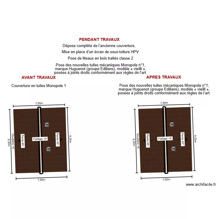dp04 VINSON. Plan de 