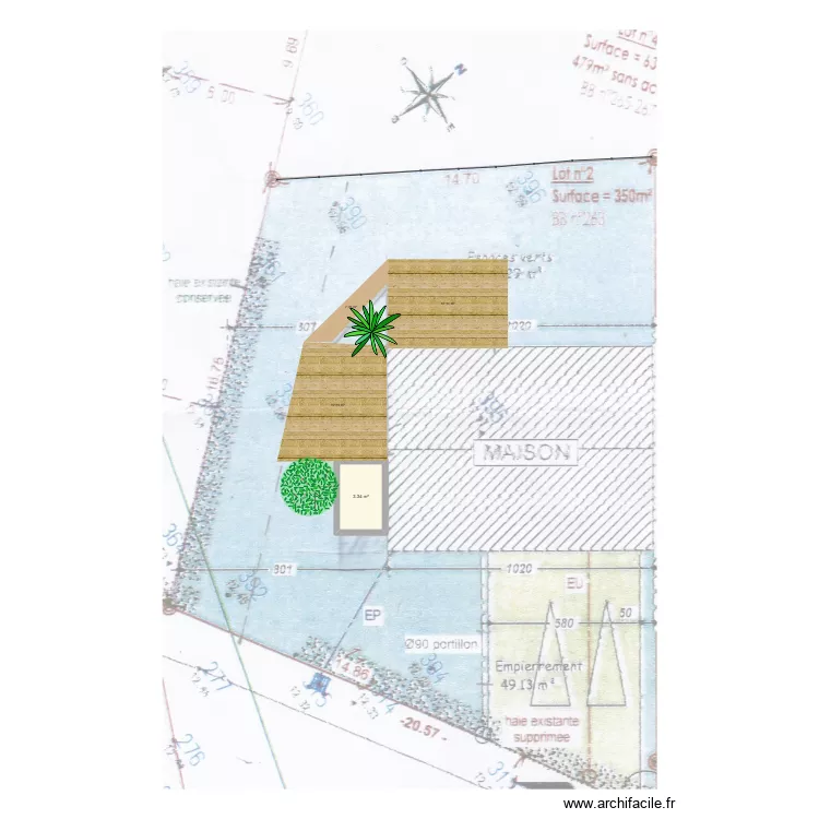 JJ V1. Plan de 1 Pièce et 3 m² JJ V1. Plan de 1 Pièce et 3 m²