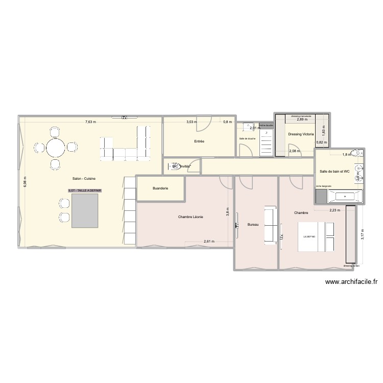 Version Victoria. Plan de 0 pièce et 0 m2 Version Victoria. Plan de 0 pièce et 0 m2