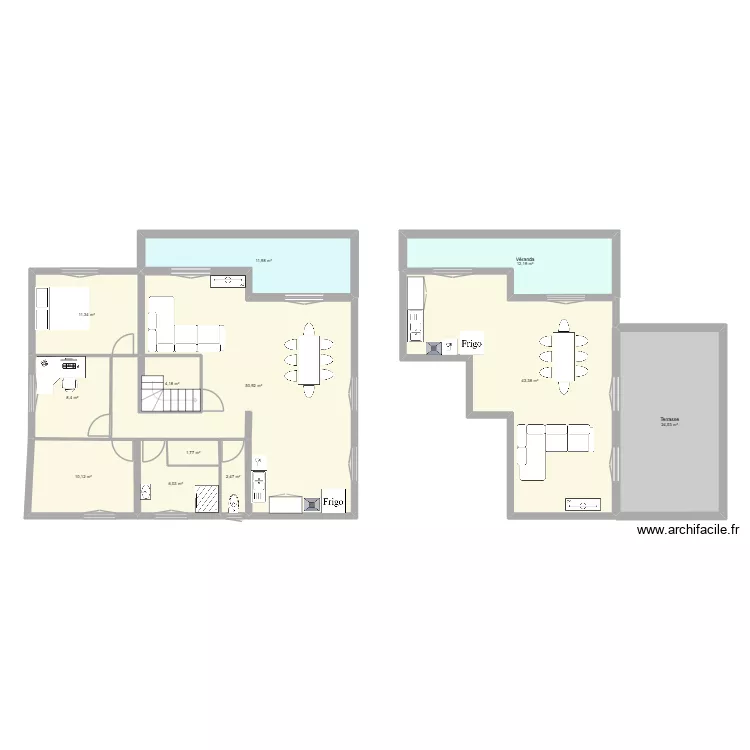 Chadrac Etage. Plan de 