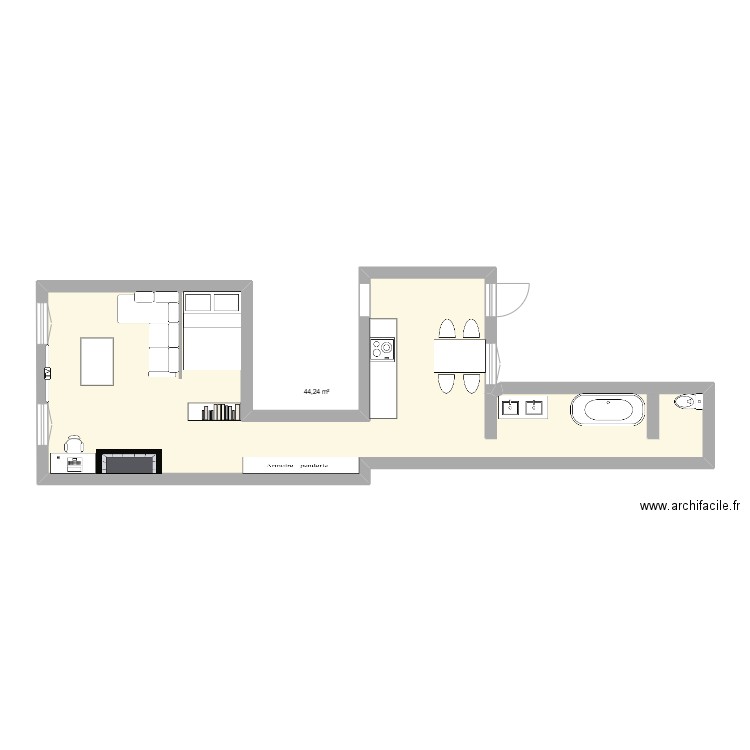Busca. Plan de 0 pièce et 0 m2