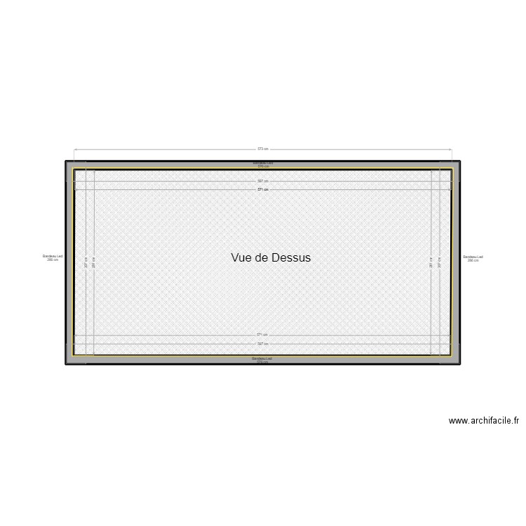 Sté BELLE ELEC. Plan de 2 pièces et 34 m2