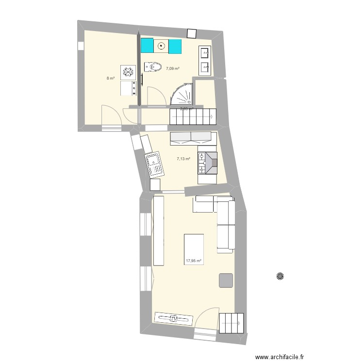 MONS . Plan de 0 pièce et 0 m2