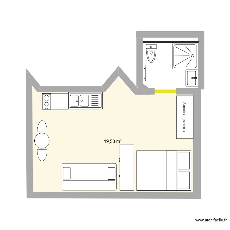 RDC 1 electricité. Plan de 0 pièce et 0 m2