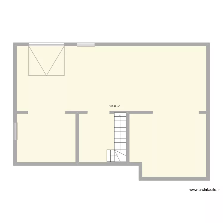 leon1. Plan de 1  et 102 m²