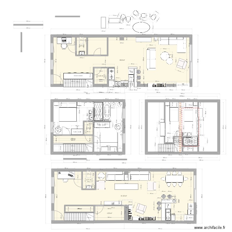 Admiraal19 v3. Plan de 10 pièces et 155 m2